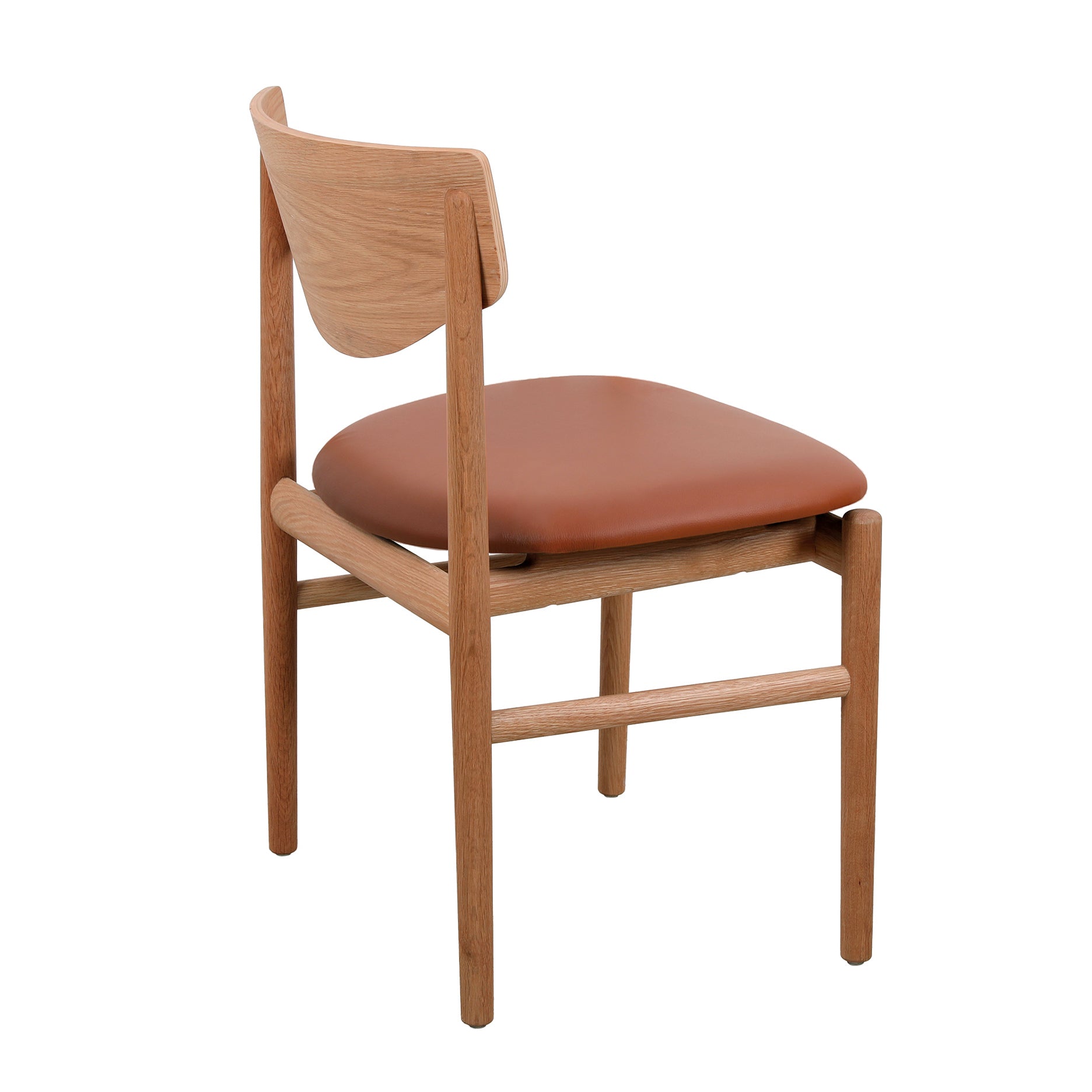 Celeste Esszimmerstuhl ohne Armlehnen - Leder